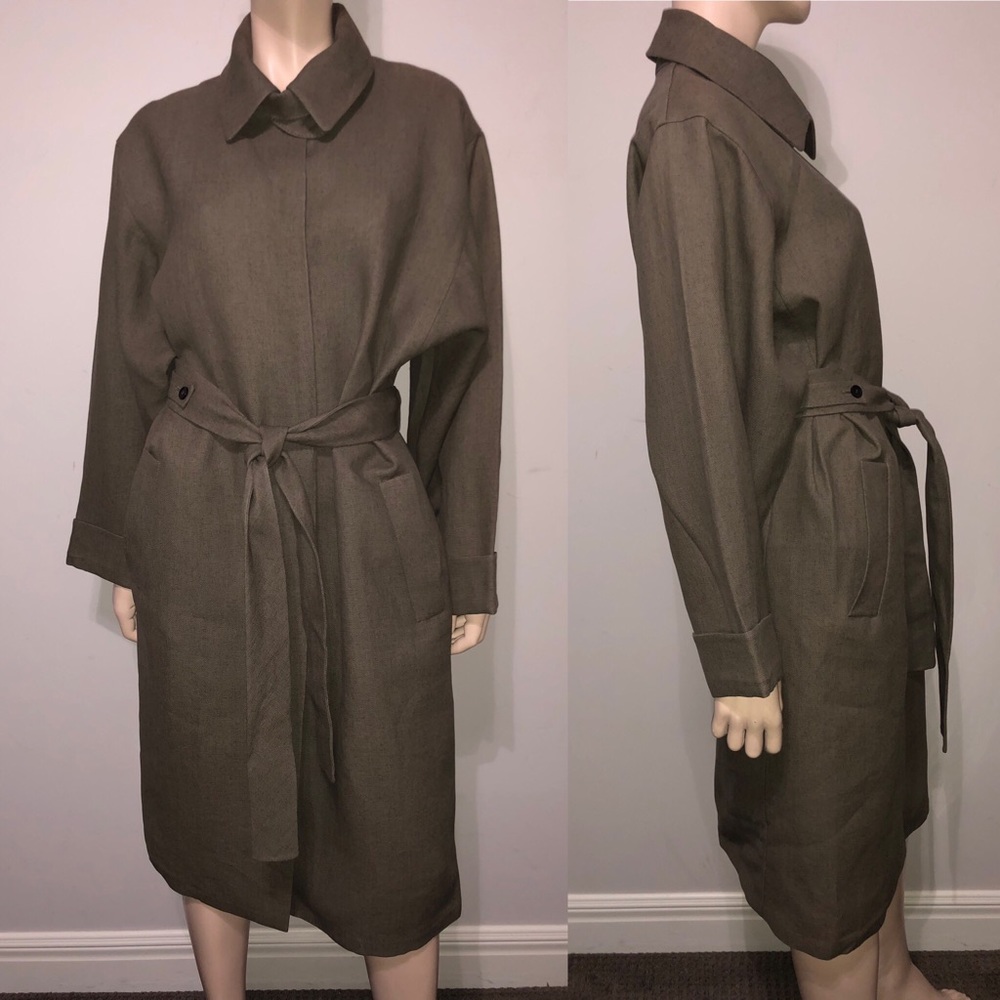 Gucci Green Trench Coat 38